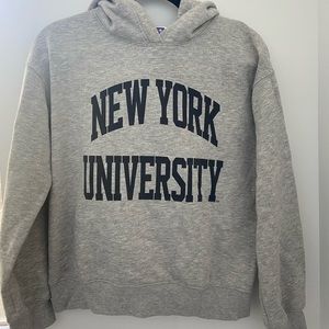 NYU gray hoodie